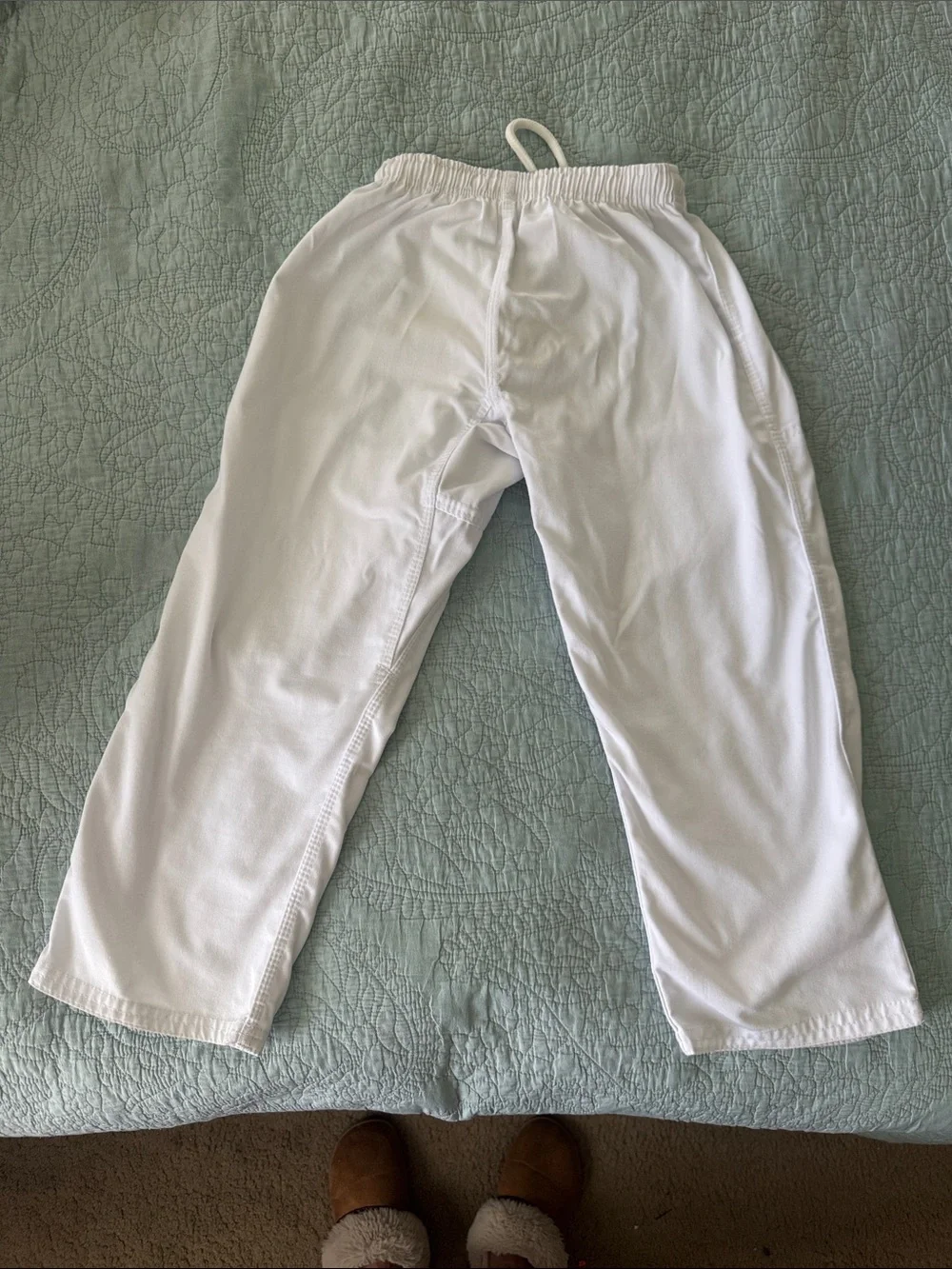 Kids White Brazilian Jui Jitsu Gi Set with Belt
